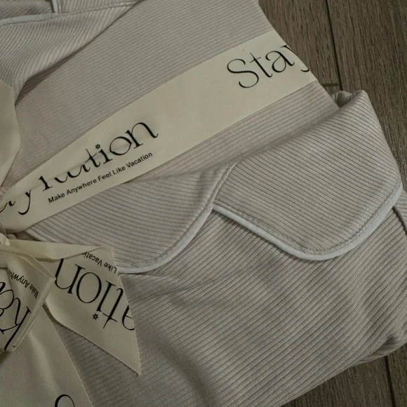 Bamboo ribbed pajamas short set - Picture 5 of 6